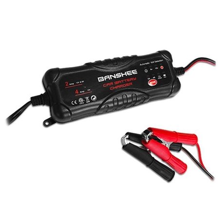 Banshee Banshee TE4-0225-803 6-12 V Car Truck Battery Slow Charger Maintain Battery Recovery TE4-0225-803